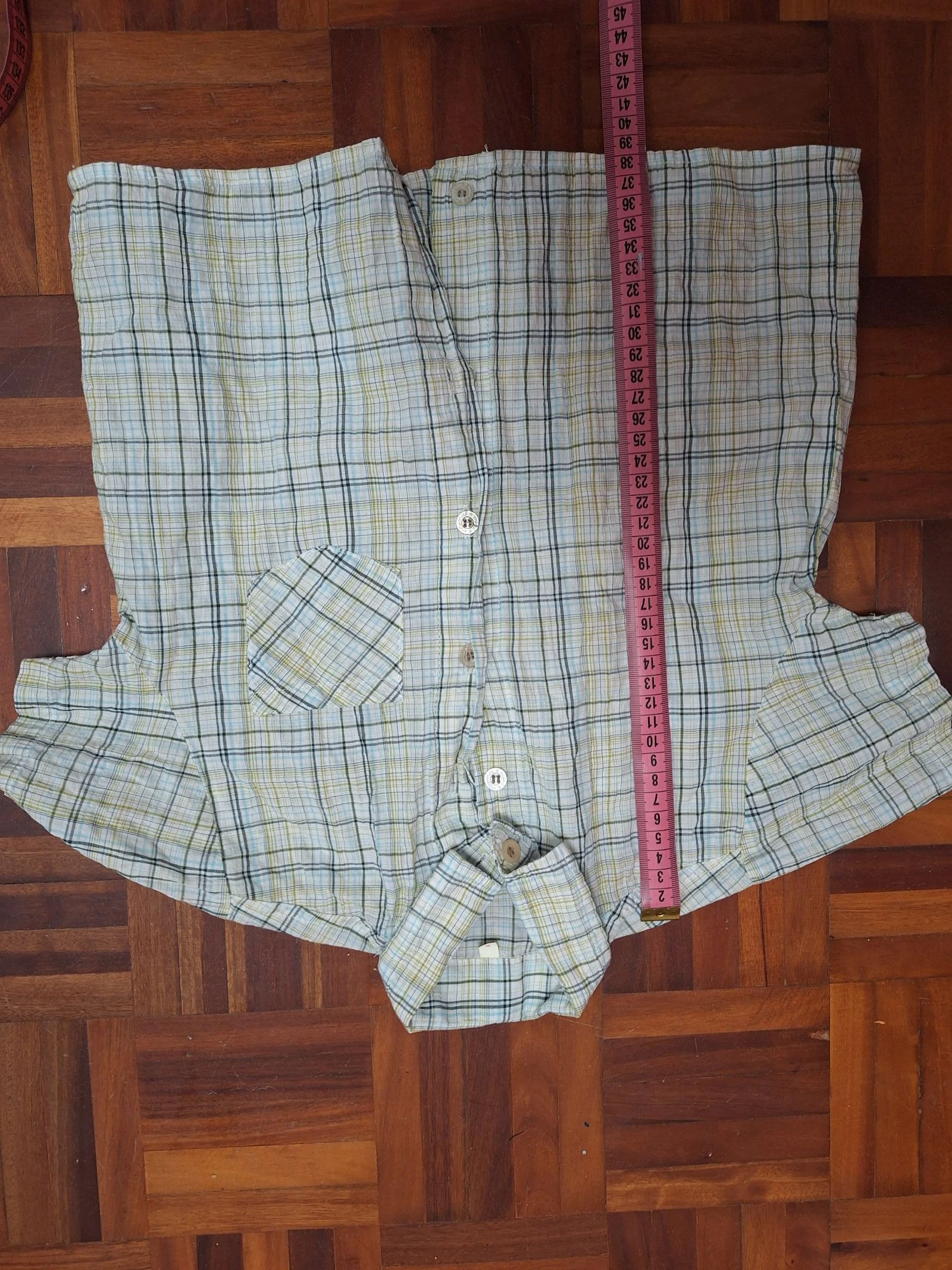 Mayoral boys' short-sleeved checkered shirt size 2 – photo 6